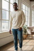 U.S. Vintage Cream Long-sleeve Tee