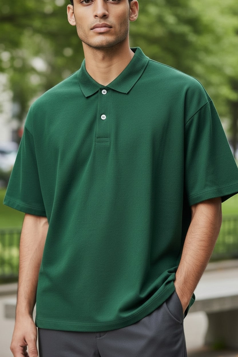 Vesi Green Polo T-shirt